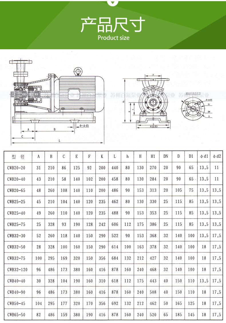 CWB型磁力驅動旋渦泵（bèng）(圖（tú）6)