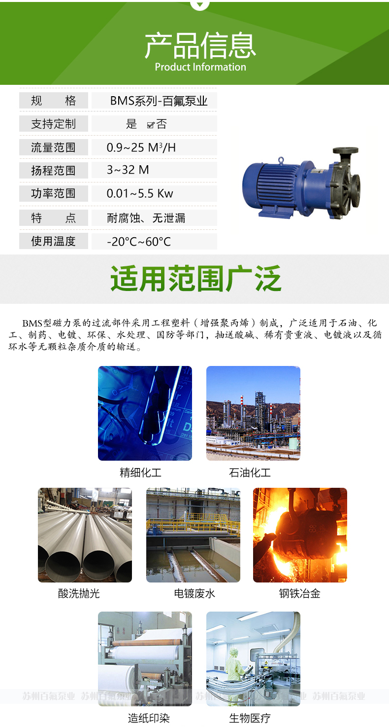 BMS型_塑（sù）料磁（cí）力泵(圖2)